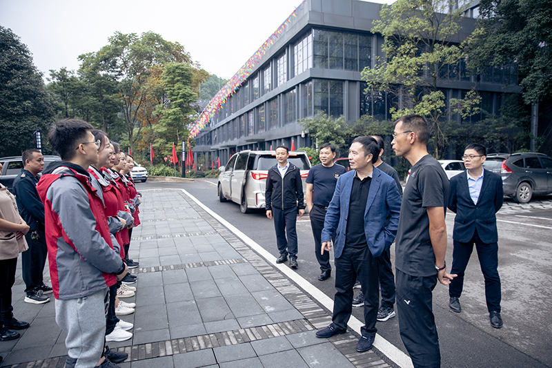 王劲董事长节日期间调研连界基地在建项目