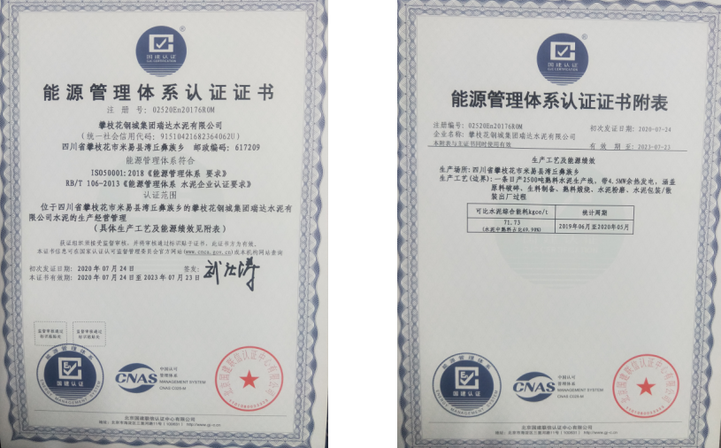 攀枝花瑞达水泥有限公司2020年度温室气体排放信息披露书(图2) 攀枝花瑞达水泥有限公司2020年度温室气体排放信息披露书(图2)