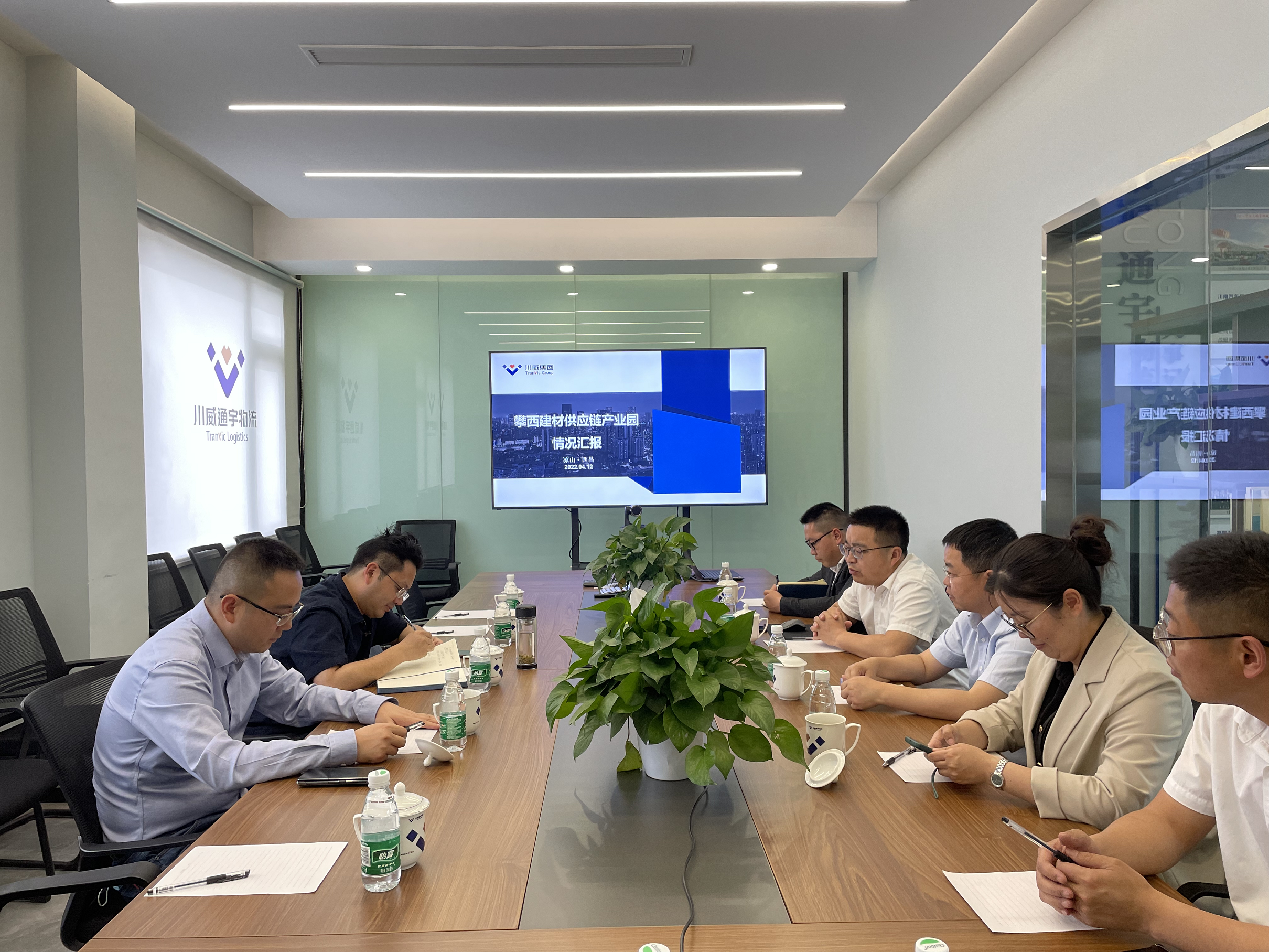 西昌市市委副书记李剑调研 通宇物流攀西建材供应链产业园(图3) 西昌市市委副书记李剑调研 通宇物流攀西建材供应链产业园(图3)