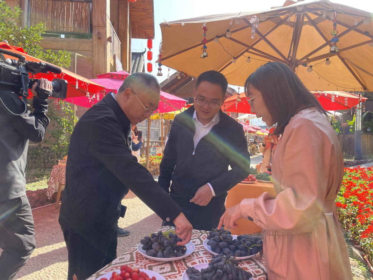全省文化旅游融合示范项目工作总结交流会代表团考察学习大石板项目(图8) 全省文化旅游融合示范项目工作总结交流会代表团考察学习大石板项目(图8)