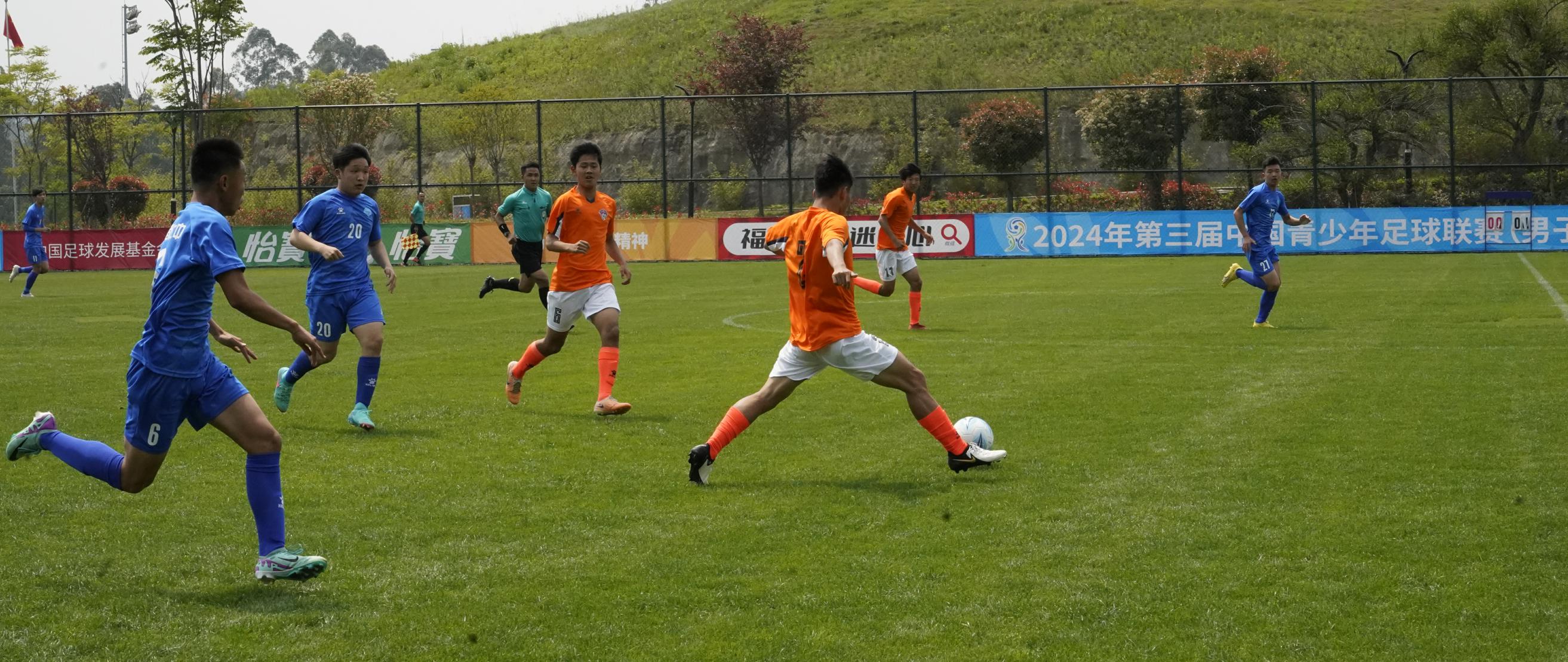 第三届中国青少年足球联赛中区预选赛在连界火热开赛