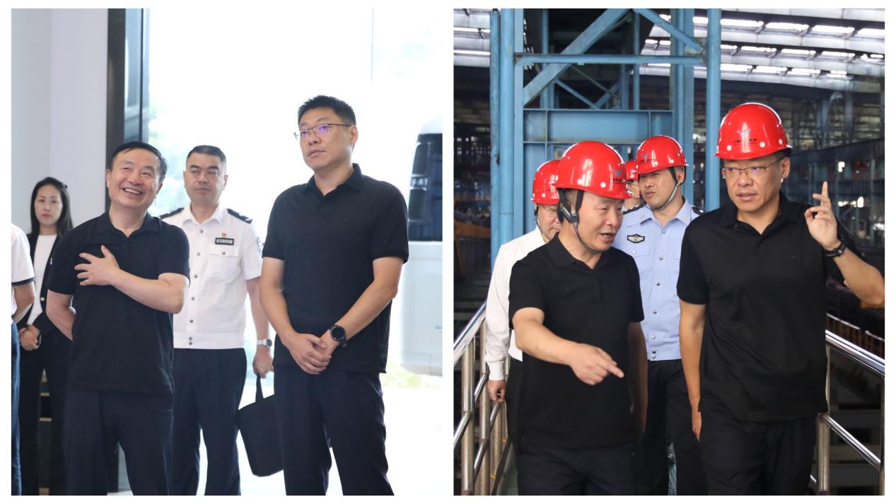 内江市副市长王宇一行到川威集团连界基地考察调研(图1)