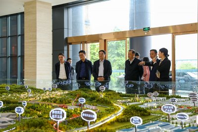 省委编办二级巡视员段有荣一行 到钒钛科技调研